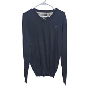 Diesel Sweater Mens Size Medium Cotton Blend Shirt Quality Knit Black (889)